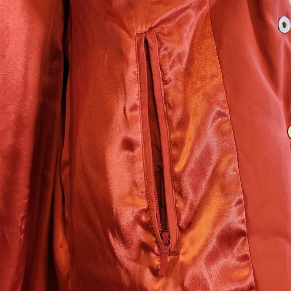 TALBOTS Coral Down Puffer Jacket with Shawl Collar, Size Small - Picture 11 of 13